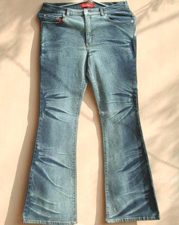 STRETCH DENIM TYE-DYE JEANS