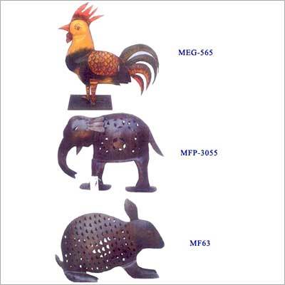 Animal Candle Stands - Metal, Varying Dimensions, Brown | Elegant Design, Durable, Unique Animal Shapes, Home Decor