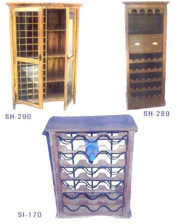 Bar Counters - Wood Varying Dimensions Natural Finish | Durable Stylish Wine Storage Easy Assembly Ample Storage