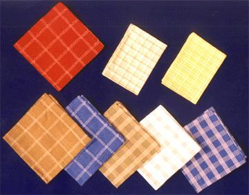 Cotton Handloom Table Cloth - Variable Size, Multicolor | Handwoven, Durable, Checkered Pattern