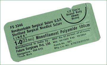 Linex Non Absorbable Sutures (Monofilament Polyamide)