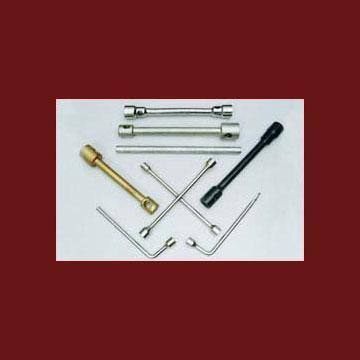 Wheel Nut Wrenches / Spanners - Steel 17-24mm Chrome Finish Socket Drive Durable Reliable Efficient