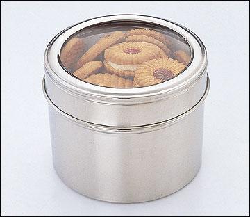 See Through Shallow Canister