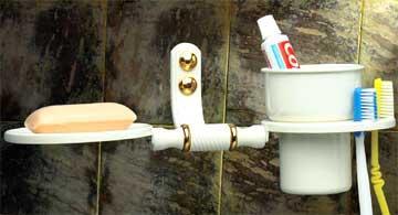 Alike Collection - Tumbler Holder with Soap Dish