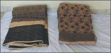 Bedspreads - Cotton Blend, 70x90 Inches, Brown | Soft Comfort, Warmth, Durable, Decorative