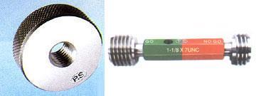 Screw Ring & Plug Gauge - Steel, Metric Coarse/Fine, UNC/UNF/UNEF, BSW/BSF, BSPF/BA | Rust Resistant, Thread Verification, Precision Measurement, High Hardness, Customizable