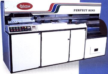 Perfect Binding Machine - 2.26 x 2 x 0.66 m | Automatic Thermostat Two-Up Production Efficient Waste Exhaust Glue Penetration Safety Switches