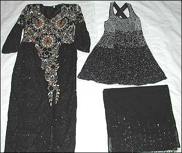 Silk Beaded Dresses & Scarves Silk Beaded Dresses & Scarves