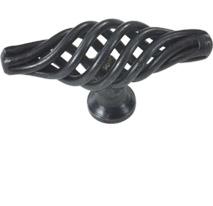 WIRE KNOB BLACK IRON