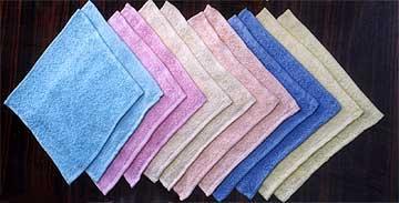 Dyed Face Towels