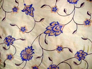 Silk Fabrics - Embroidery