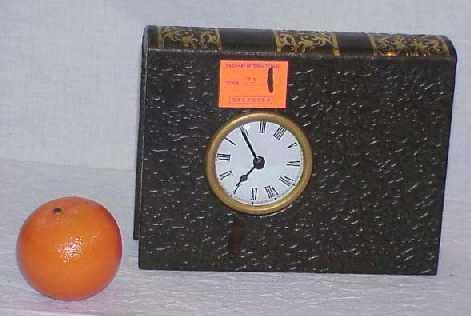 Leather clock