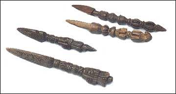 Wooden Handicrafts - Wood, Varied Dimensions, Unpolished Finish | Intricate Hand-Carved Detail, Unique Traditional Artistry, Collectible Cultural Items