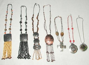 Exodise Copper Silver Polish & Gold Polish Necklace
