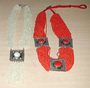 Seed Bead Necklace and Belt