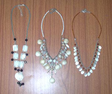 Shell and Glass Necklace