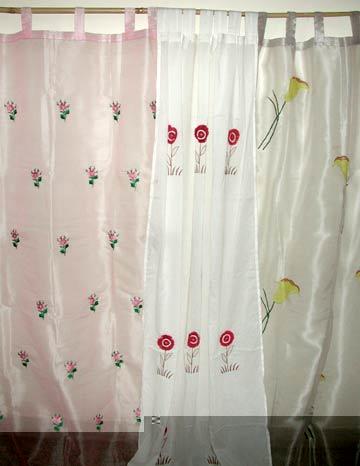 Embroidered/Patchwork Curtains