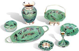 Hand Painted Brasswares