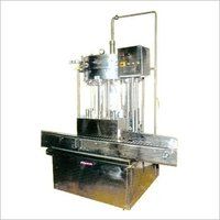 Rotary Counter Pressure Filling Machine - Stainless Steel, 8-20 Filling Heads, Output 20-60 Bpm | Neck & Shoulder Bottle Holding, Semi-automatic Operation