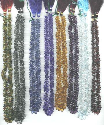 Ski Drops - Various Stones 16 Inches, Multicolored | Natural Stones, Versatile Use, Elegant Design, Durable Material
