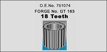 International - Gear Sliding Quill Small Bore - Steel, 18 Teeth | Precise, Durable, Reliable, Efficient