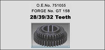 International - 3rd & 4th Speed Gear - Steel, 28-30-32 Teeth | Precise Shifting, Durable Design, Smooth Operation