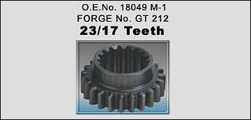 Massey Ferguson Pinion Int. Speed - Steel, 23/17 Teeth, Module Range | Precise Gear, Durable, Reliable, Smooth Operation