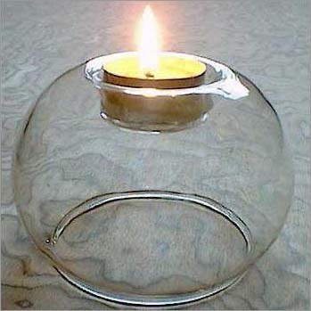 Tea Light Holder with Tea Light 3" ht