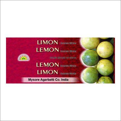 Lemon Incense - 10x5 cm 20g | Fresh Scent Aromatic Relaxing Natural Pure Calming