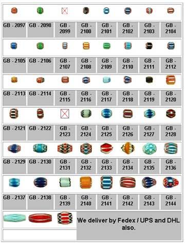 Handcrafted Chevron Beads