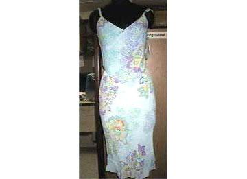 Jade Paisely Moss Crepe Top & Skirt - Crepe, Midi, Light Green | V-Neck, Sleeveless, Elegant Design, Comfortable Fit