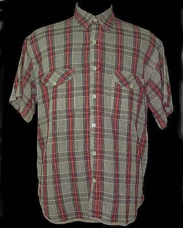 Brown Red Full Sleeve Shirt