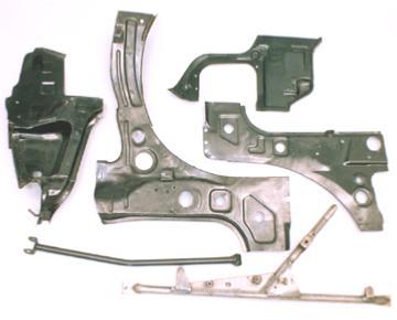 Brackets, Reinforcements, housings, frames, members for many other assemblies