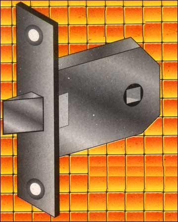 Baby Latch Steel Body (65mm for Single Door)