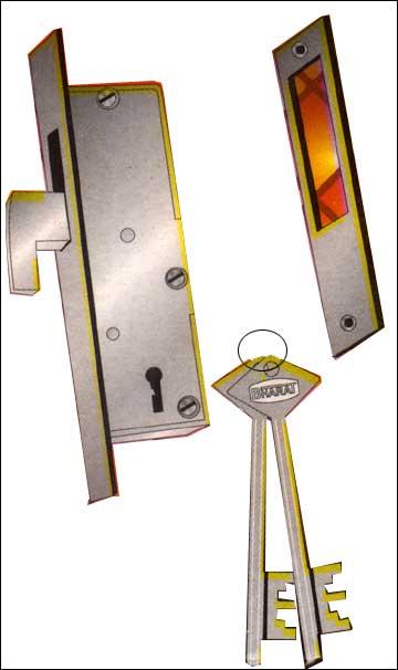 Aluminium Door Locks L Type