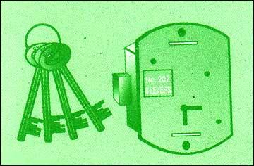 Iron Bhatia Locks (For Steel Cabinets)
