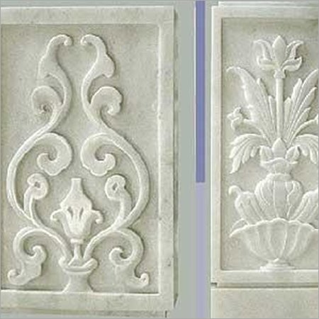 Designer Carved Marble Panel