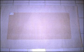 Handloom Rugs - Cotton, Variable Dimensions, Off-White | Handwoven, Hand-Knotted, Durable, Elegant, Decorative, Low Pile