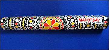 Mahotsav - Wood 200mm Black Incense Sticks, Floral Spicy Perfume | Fragrant, Festival Mood, Relaxing, Spiritual