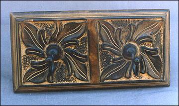 Handicrafts - Wood 4x2 Inches, Brown | Intricate Design, Durable Material, Handcrafted Floral Style