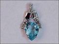 Blue Topaz Pendant