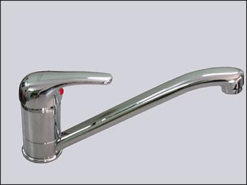 Sink Mixer Table Mounted - Brass, 200mm Height, Chrome Finish | Easy Installation, Reliable Flow, Water Saving, Precise Control