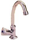 Swan Neck Tap - Brass, 150mm Height, Chrome Finish, 5L/min Flow Rate | Elegant Design, Water Efficient, Easy Installation