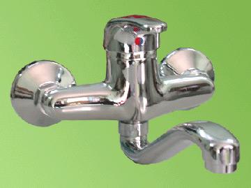 Sink Mixer wall mounted with casted spout