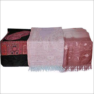 Shawls - Wool Blend, 70x180 cm, Pink | Soft Texture, Elegant Design, Hand-Knotted Fringe