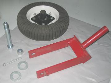 Engineering Goods - Steel, 8 Inch Wheels, Red | Durable Design, Easy Assembly, Load Capacity 300 lbs, Bolt-On Mounting