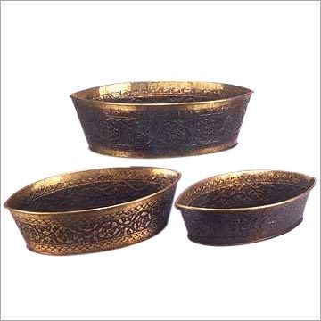 Brass Planter set of 3 pcs