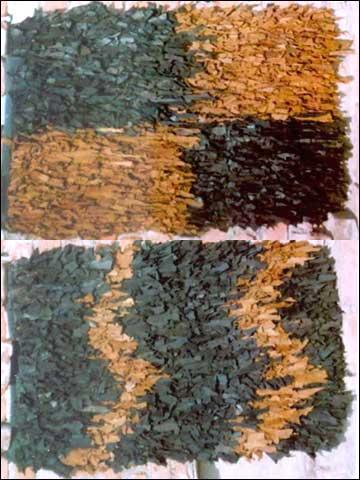 Leather Shaggy Rugs