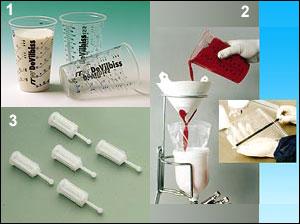 Gravity Feed Cup Accessories