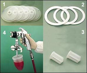 Suction Feed Cup Accessories